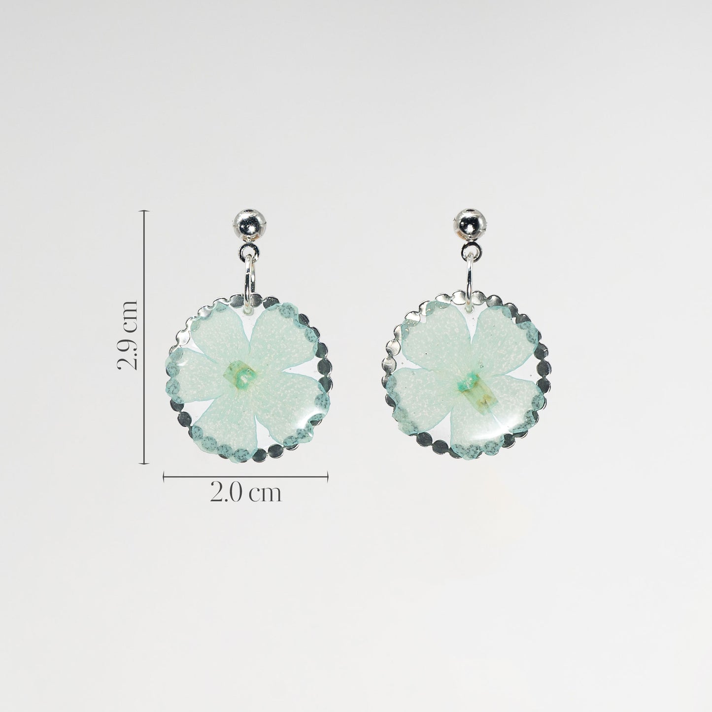 Unity Range - Pressed Flowers Resin Earrings